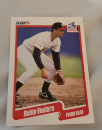 1990 Fleer #550 Robin Ventura — front