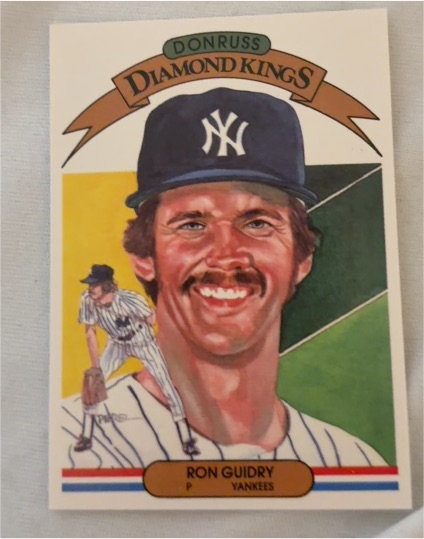 1983 Donruss Diamond Kings #17 Ron Guidry — front