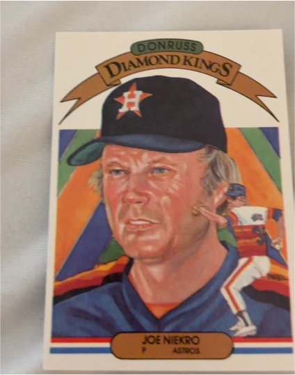1983 Donruss Diamond Kings #10 Joe Niekro — front