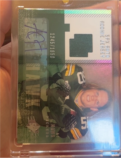 2006 Upper Deck SPx #191 A.J. Hawk — front