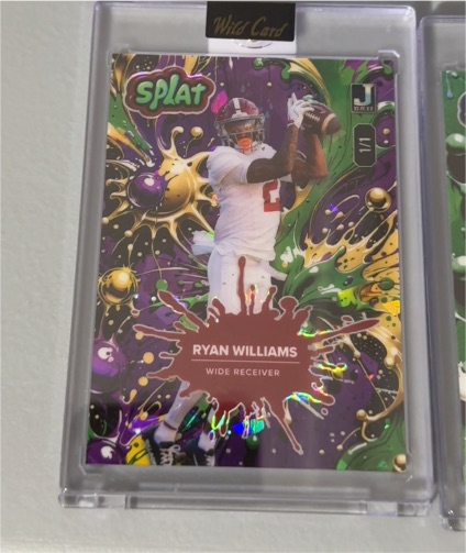 2025 Wild Card Splat #SBTRI11-RW Ryan Williams — front