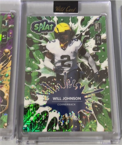 2025 Wild Card Splat #2 Will Johnson — front