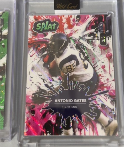 2025 Wild Card Splat #SBGRE02-AG Antonio Gates — front