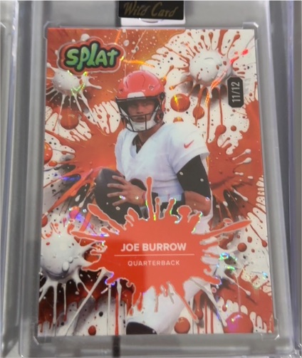 2025 Wild Card SPLAT #11 Joe Burrow — front