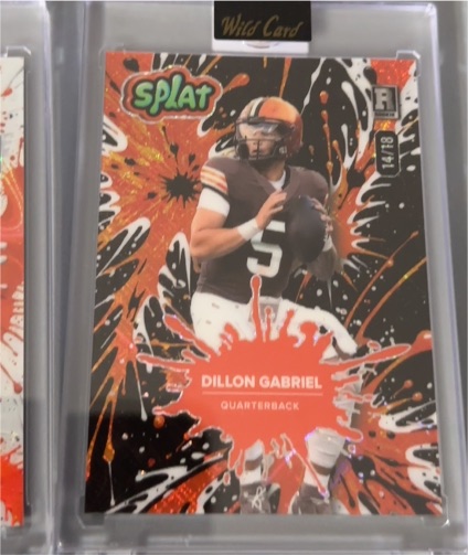 2025 Wild Card Splat #SPLAT Dillon Gabriel — front