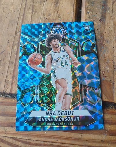 2023-24 Panini Mosaic #259 Andre Jackson Jr. — front