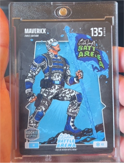 2025 Battle Arena #135 Cooper Flagg Maverick Ice — front