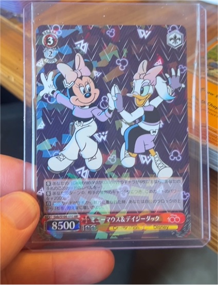 2023 Weiss Schwarz Disney 100 #DDS/S104-055 Minnie Mouse & Daisy Duck — front