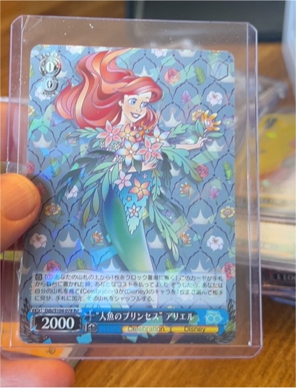2023 Weiss Schwarz Disney 100 Dds/S104-078 RR Ariel — front