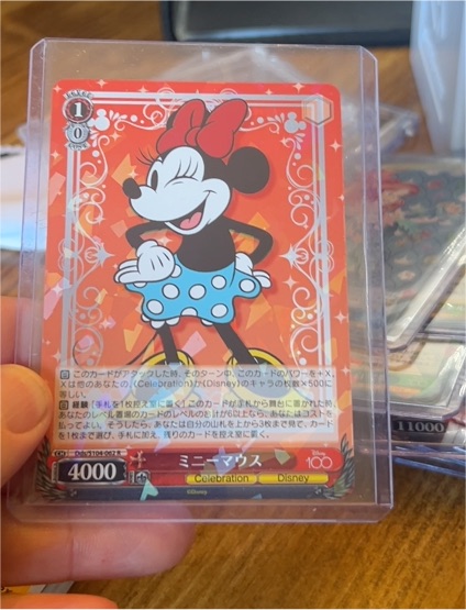 2023 Weiss Schwarz Disney 100 #Dds/S104-062 Minnie Mouse — front