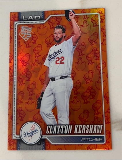 2026 Topps Series 1 #22 Clayton Kershaw — front