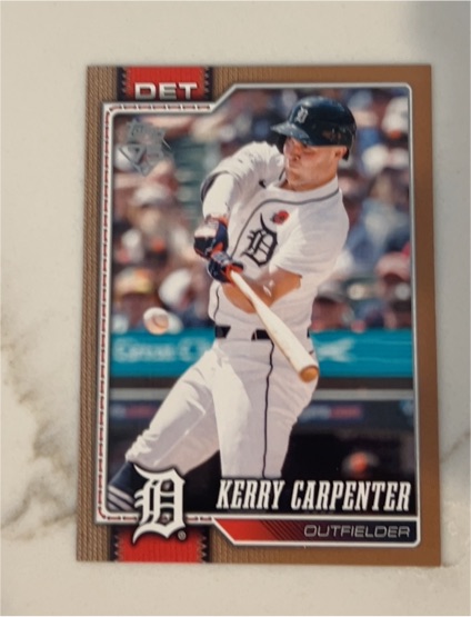 2026 Topps Series 1 #61 Kerry Carpenter — front