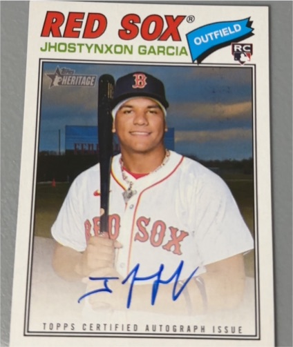 2026 Topps Heritage #112 Jhostynxon Garcia — front