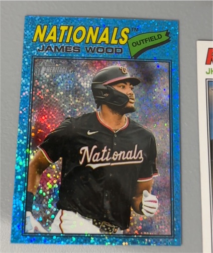 2026 Topps Heritage #295 James Wood — front