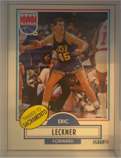 1990-91 Fleer #187 Eric Leckner — front