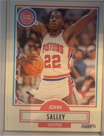 1990-91 Fleer #60 John Salley — front