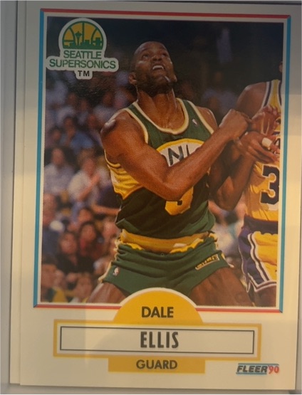 1990 Fleer #177 Dale Ellis — front