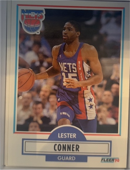 1990-91 Fleer #119 Lester Conner — front