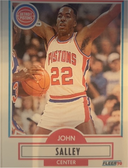 1990 Fleer #60 John Salley — front