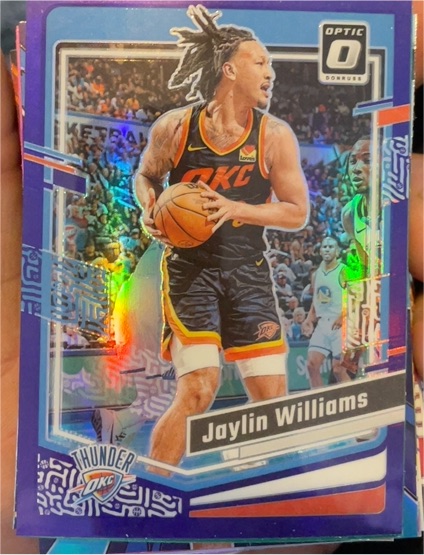 2023-24 Panini Donruss Optic #150 Jaylin Williams — front