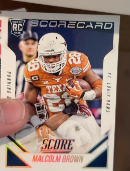 2015 Panini Score #378 Malcolm Brown RC — front