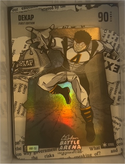 2026 Bo Jackson Battle Arena #HBF-53 Dekap — front