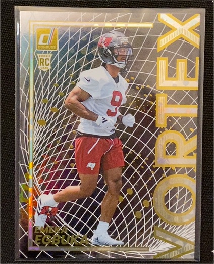 2025 Donruss #25 Emeka Egbuka Vortex Rookie — front