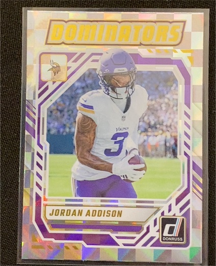 2025 Donruss Dominators #DOM-JAN Jordan Addison — front