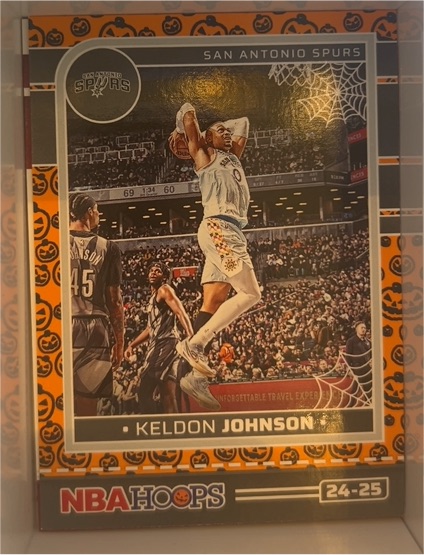 2024-25 Panini Haunted Hoops #103 Keldon Johnson — front