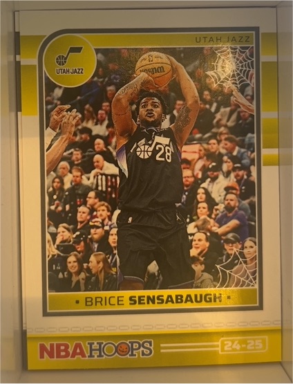 2024-25 Panini NBA Hoops Haunted Hoops #10 Brice Sensabaugh — front