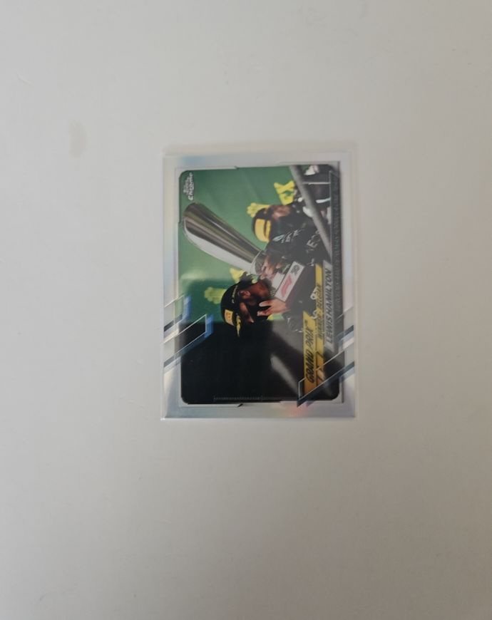 2021 Topps Chrome Formula 1 - Grand Prix Winners #140 Lewis Hamilton — front