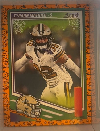2025 Panini Score-A-Treat #96 Tyrann Mathieu New Orleans Saints — front