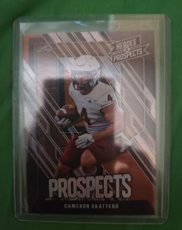 2024 Leaf Heroes & Prospects #29 Cameron Skattebo — front