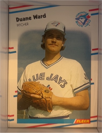 1988 Fleer #125 Duane Ward — front