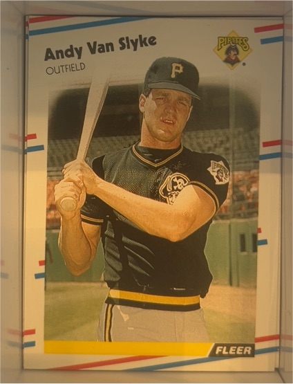 1988 Fleer #341 Andy Van Slyke — front