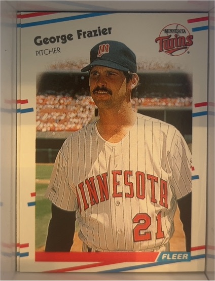 1988 Fleer #9 George Frazier Minnesota Twins — front
