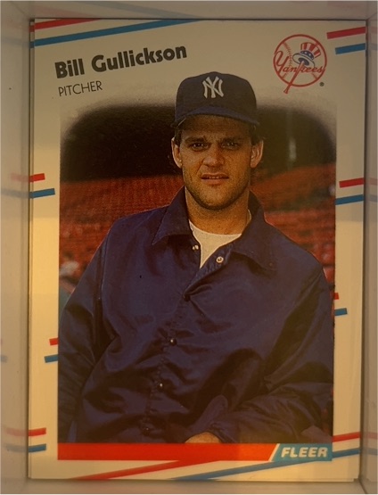 1988 Fleer #208 Bill Gullickson New York Yankees — front