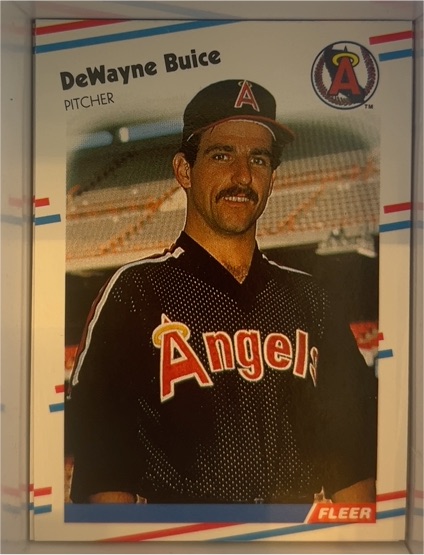 1988 Fleer #487 DeWayne Buice California Angels — front