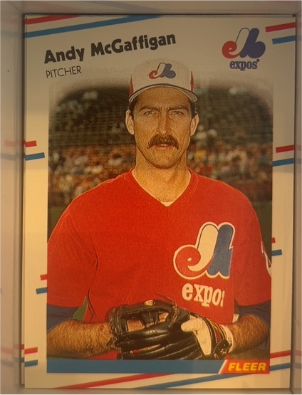 1988 Fleer #190 Andy McGaffigan — front
