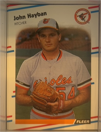 1988 Fleer #562 John Habyan — front