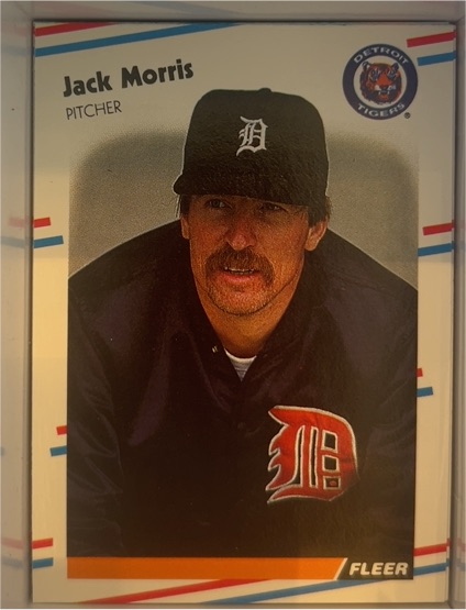 1988 Fleer #64 Jack Morris — front