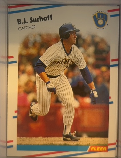 1988 Fleer #175 B.J. Surhoff — front