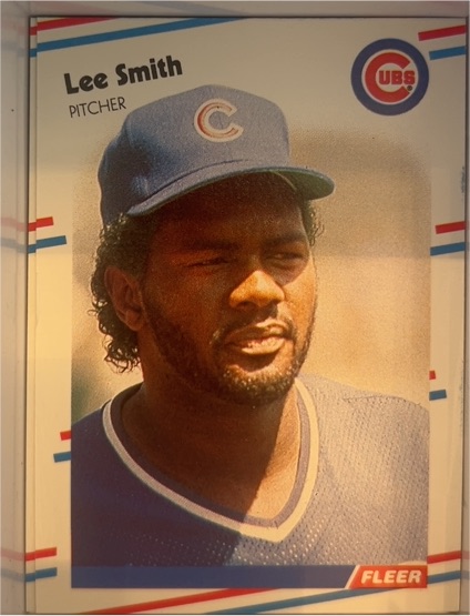 1988 Fleer #433 Lee Smith — front