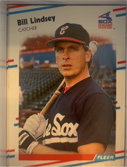 1988 Fleer #403 Bill Lindsey — front