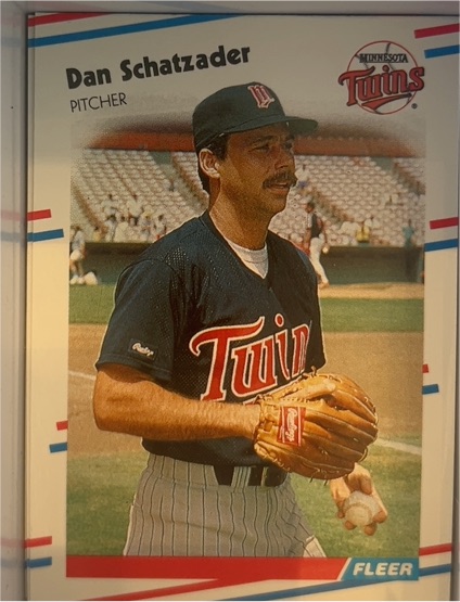 1988 Fleer #21 Dan Schatzeder — front