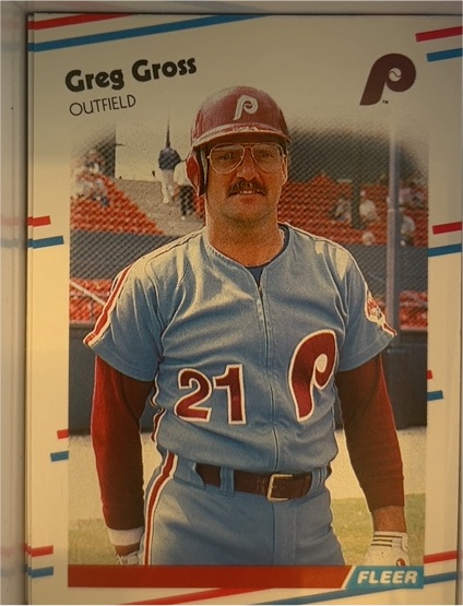 1988 Fleer #302 Greg Gross — front