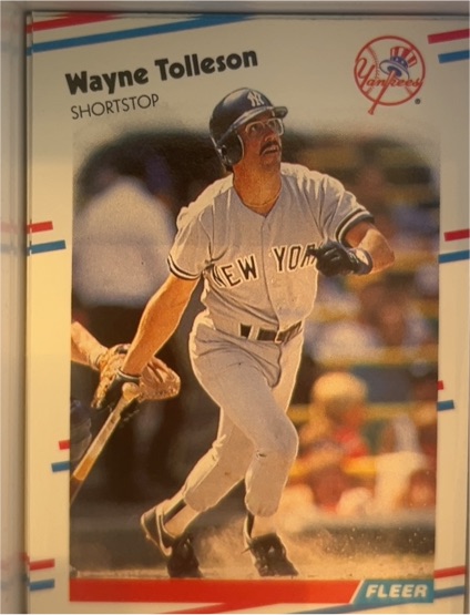 1988 Fleer #223 Wayne Tolleson — front