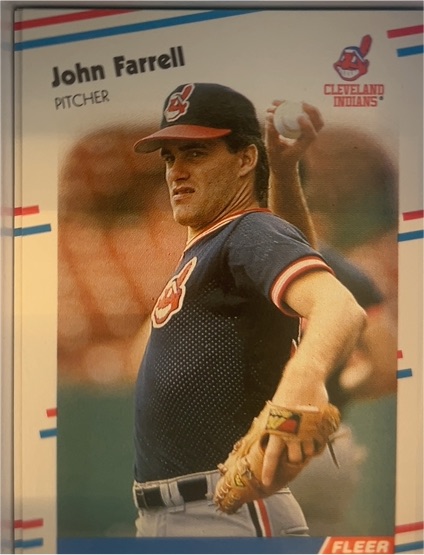 1988 Fleer #608 John Farrell — front