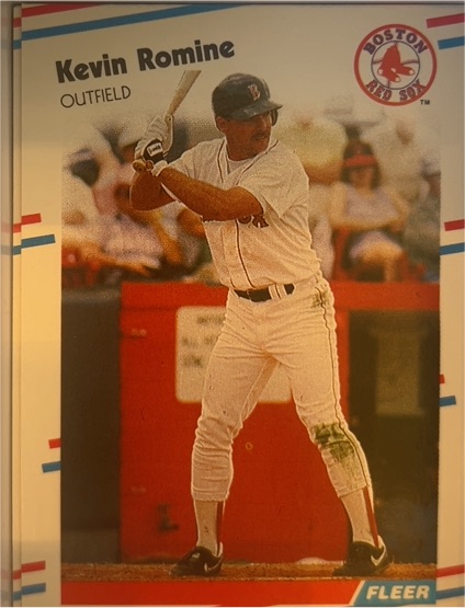 1988 Fleer #363 Kevin Romine Boston Red Sox — front