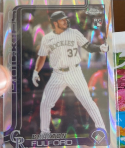 2025 Topps Chrome Update #USC199 Braxton Fulford — front